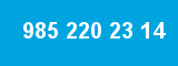 985 220 23 14